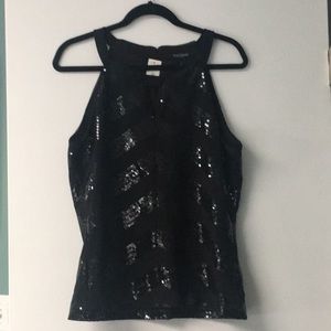 WHBM - Halter Neck Sequined Top - NWT